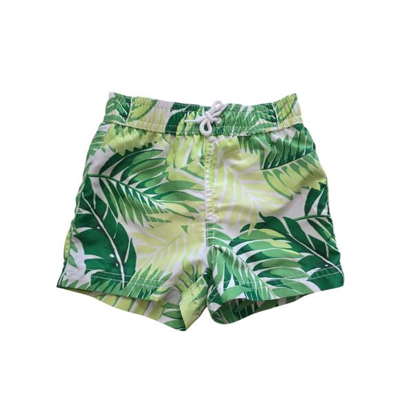Janie and Jack Other - Janie & Jack Tropical Leaves Green Swim Trunks Size 6 - 12 Months